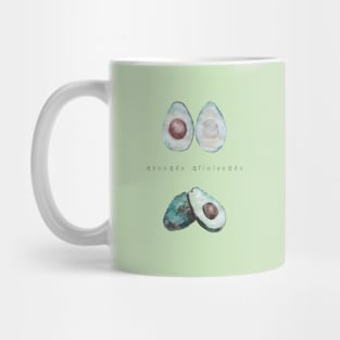 Avocado Afictionado. Mug